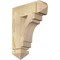 Ekena Millwork Merced Arts & Crafts Rough Sawn Bracket, Douglas Fir, 4"W x 14"D x 18"H BKT04X14X18MRC03RDF - alternate 1